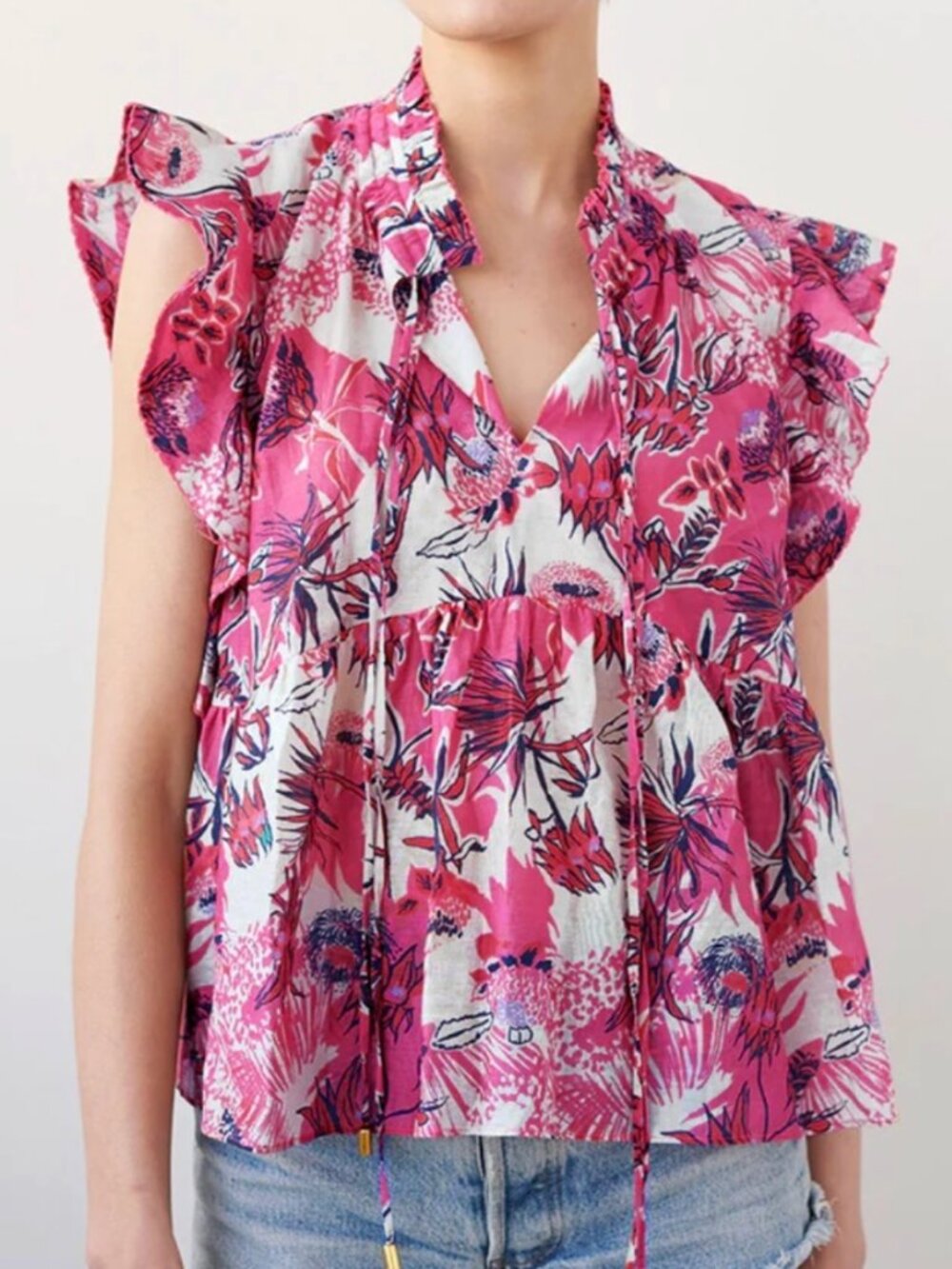 Chufy | Ellis Blouse in Nulla Pink Floral